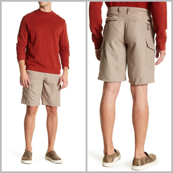 burnside Other - BURNSIDE MICROFIBER CARGO SHORTS